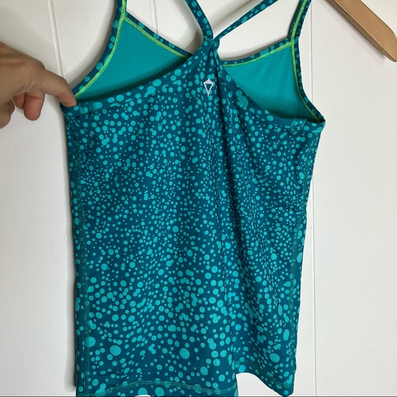 Ivivva Tumbling Tealbuble Tank Top Girl’s Sz 8 - Picture 6 of 7